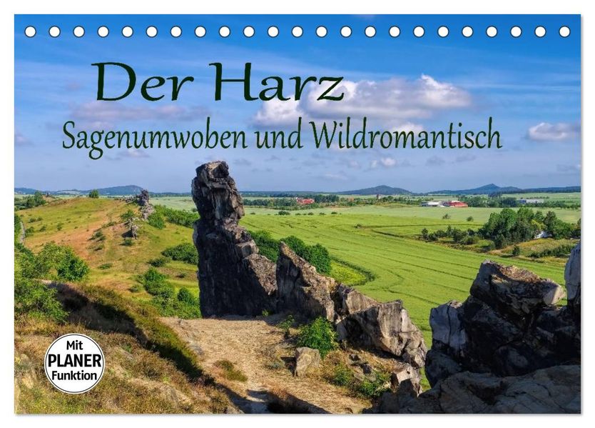 Der Harz - Sagenumwoben und Wildromantisch (Tischkalender 2027 DIN A5 quer) CALVENDO Monatskalender
