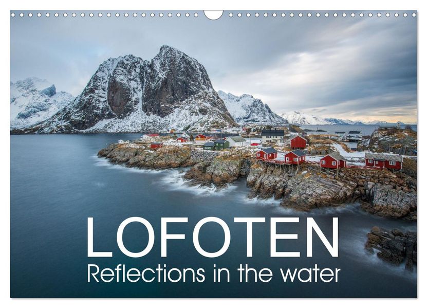 Lofoten Reflections in the water (Wall Calendar 2027 DIN A3 landscape) CALVENDO 12 Month Wall Calendar