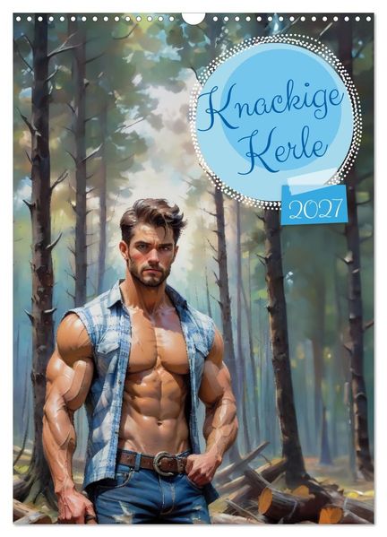 Knackige Kerle (Wandkalender 2027 DIN A3 hoch) CALVENDO Monatskalender