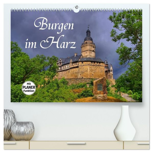 Burgen im Harz (hochwertiger Premium Wandkalender 2027 DIN A2 quer) Kunstdruck in Hochglanz