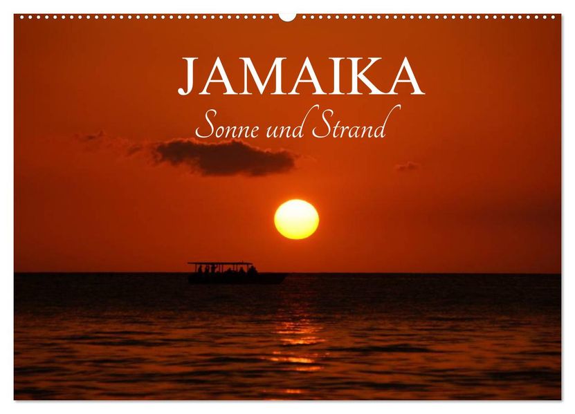 Jamaika Sonne und Strand (Wandkalender 2027 DIN A2 quer) CALVENDO Monatskalender
