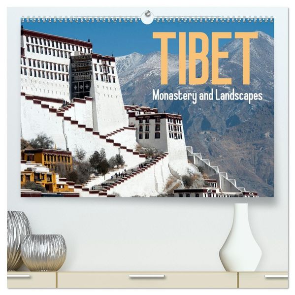 Tibet Monastery and landscapes (High Quality Premium Wall Calendar 2027 DIN A2 landscape)CALVENDO 12 Month Wall Calendar