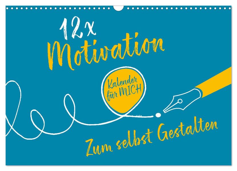 12 x Motivation - Bastelkalender (Wandkalender 2027 DIN A3 quer) CALVENDO Monatskalender