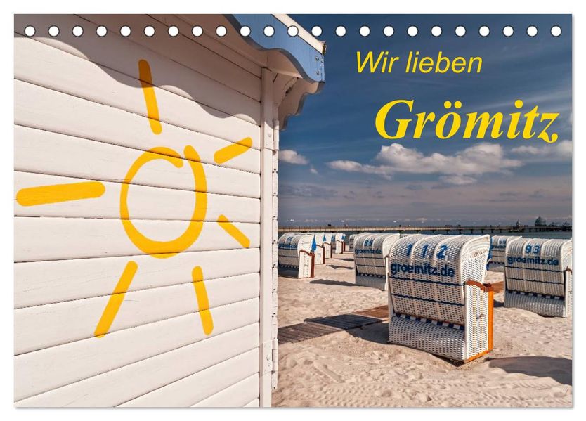 Wir lieben Grömitz (Tischkalender 2027 DIN A5 quer) CALVENDO Monatskalender