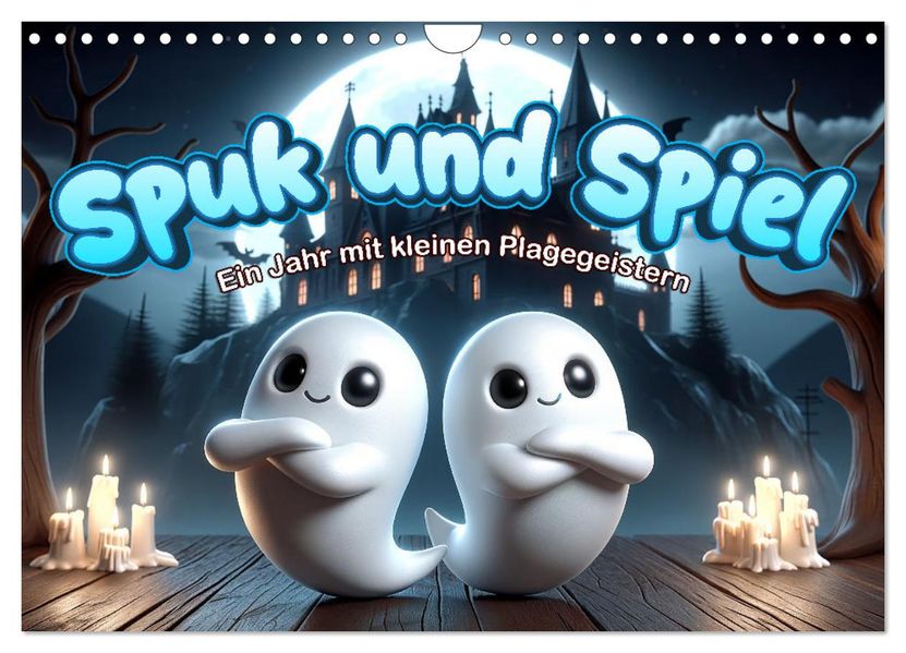 Spuk und Spiel: Ein Jahr mit kleinen Plagegeistern (Wandkalender 2027 DIN A4 quer) CALVENDO Monatskalender