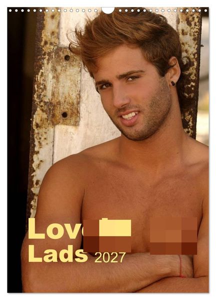 Lovely Lads 2027 (Wall Calendar 2027 DIN A3 portrait) CALVENDO 12 Month Wall Calendar