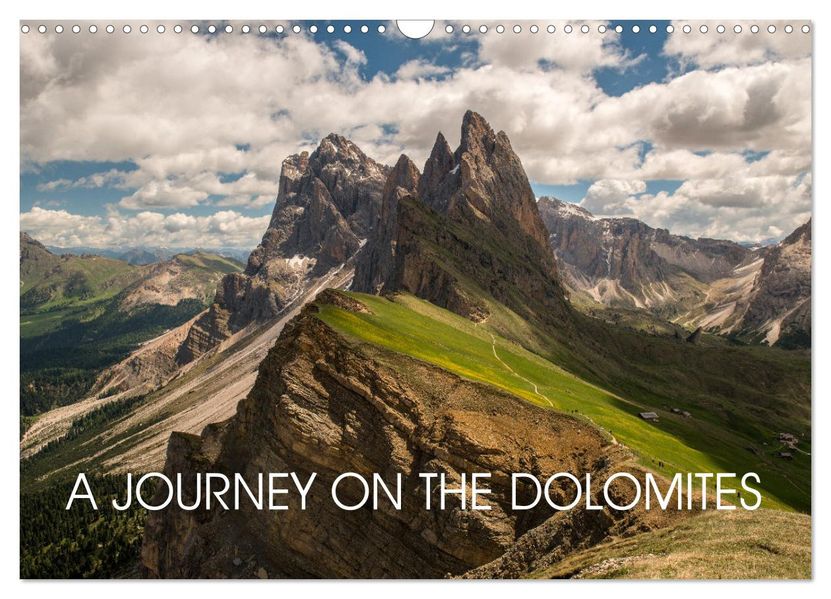 A JOURNEY ON THE DOLOMITES (Wall Calendar 2027 DIN A3 landscape) CALVENDO 12 Month Wall Calendar