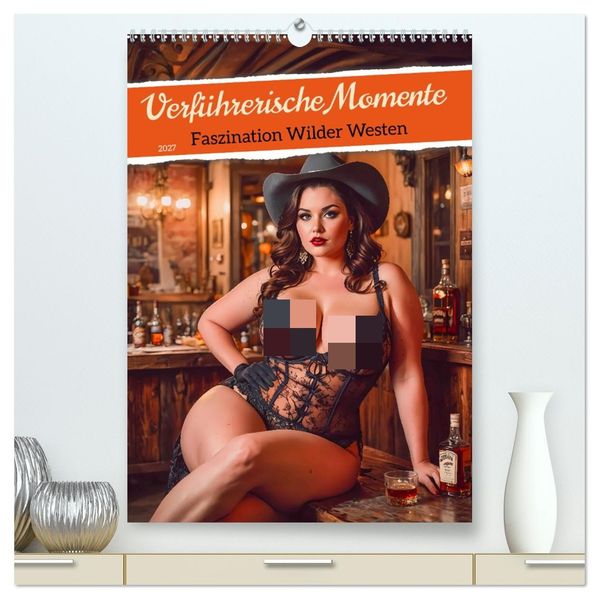 Verführerische Momente - Faszination Wilder Westen (hochwertiger Premium Wandkalender 2027 DIN A2 hoch) Kunstdruck in Hochglanz