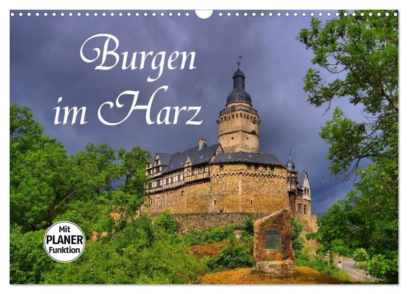 Burgen im Harz (Wandkalender 2027 DIN A3 quer) CALVENDO Monatskalender