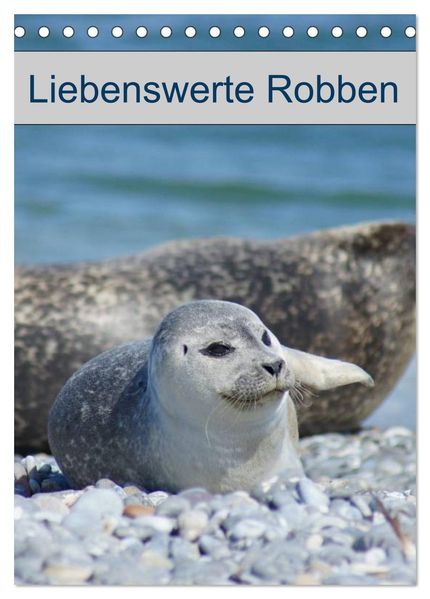Liebenswerte Robben (Tischkalender 2027 DIN A5 hoch) CALVENDO Monatskalender