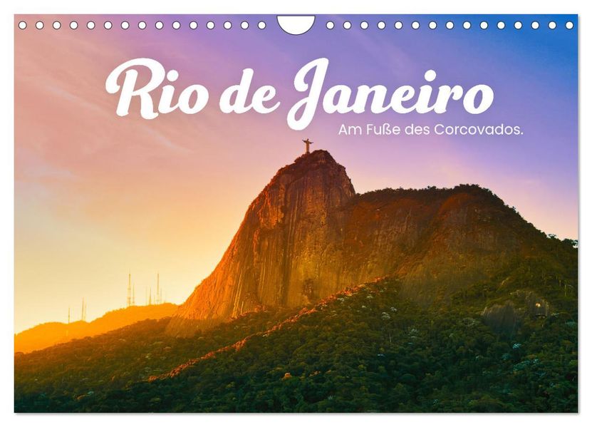 Rio de Janeiro - Am Fuße des Corcovados. (Wandkalender 2027 DIN A4 quer) CALVENDO Monatskalender