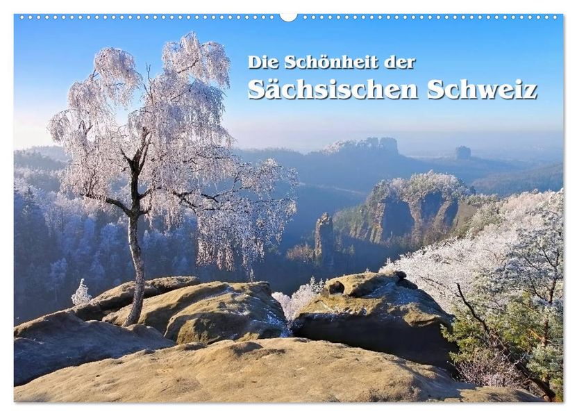 Die Schönheit der Sächsischen Schweiz (Wandkalender 2027 DIN A2 quer) CALVENDO Monatskalender