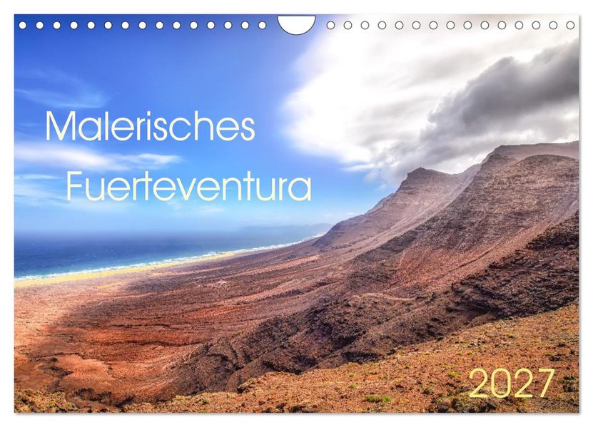 Malerisches Fuerteventura (Wandkalender 2027 DIN A4 quer) CALVENDO Monatskalender