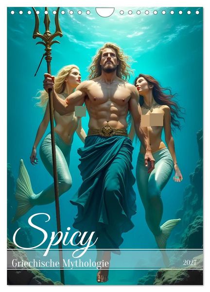 Spicy - Griechische Mythologie (Wandkalender 2027 DIN A4 hoch) CALVENDO Monatskalender