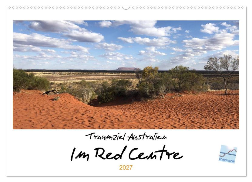 Traumziel Australien - Im Red Centre 2027 (Wandkalender 2027 DIN A2 quer) CALVENDO Monatskalender