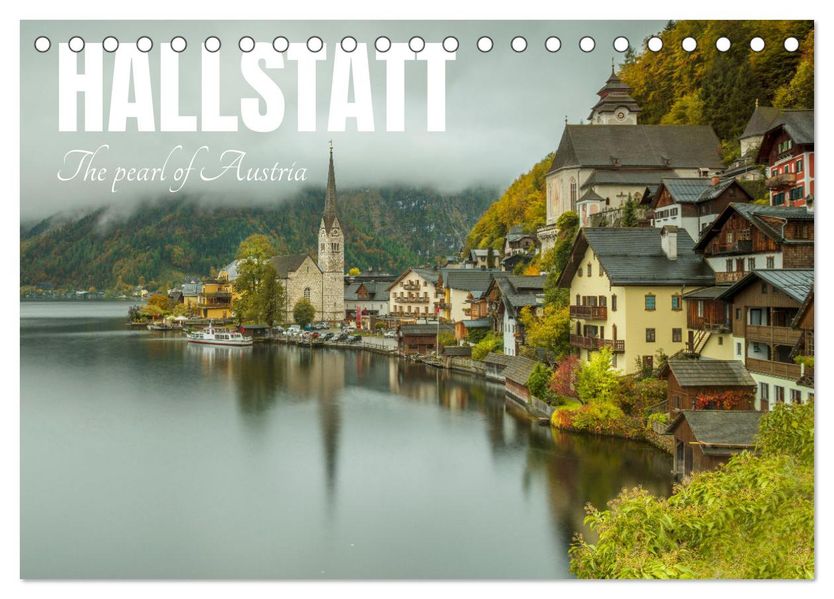 Hallstatt The pearl of Austria (Desk Calendar 2027 DIN A5 landscape) CALVENDO 12 Month DeskCalendar