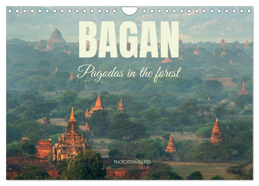 Bagan - Pagodas in the forest (Wall Calendar 2027 DIN A4 landscape) CALVENDO 12 Month Wall Calendar
