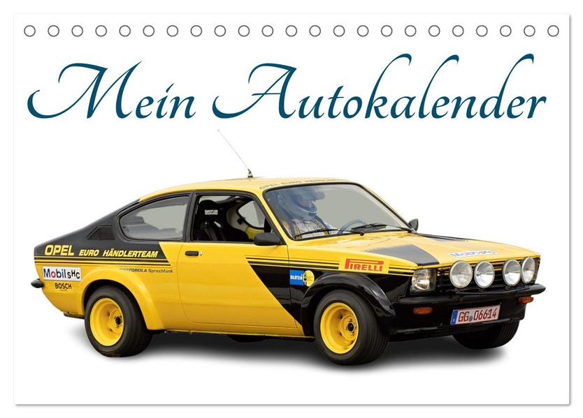Mein Autokalender (Tischkalender 2027 DIN A5 quer) CALVENDO Monatskalender