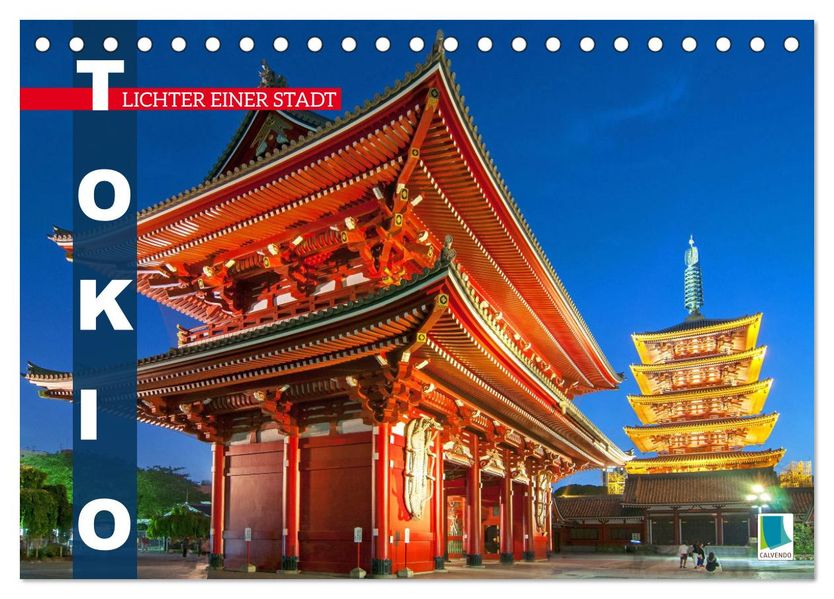 Tokio: Lichter einer Stadt (Tischkalender 2027 DIN A5 quer) CALVENDO Monatskalender