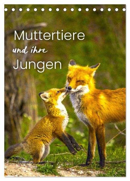 Muttertiere und ihre Jungen (Tischkalender 2027 DIN A5 hoch) CALVENDO Monatskalender
