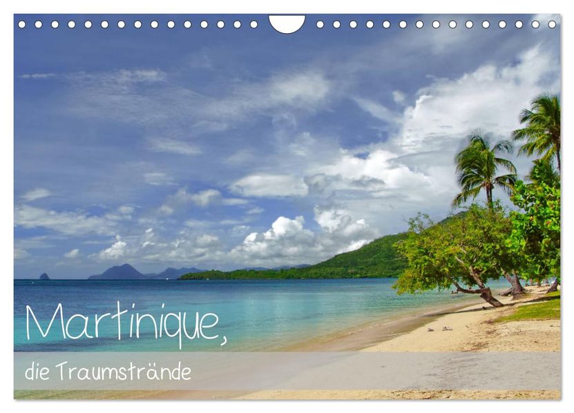 Martinique die Traumstrände (Wandkalender 2027 DIN A4 quer) CALVENDO Monatskalender