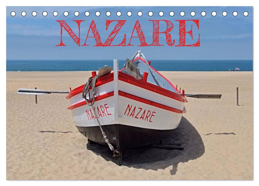 Nazare (Tischkalender 2027 DIN A5 quer) CALVENDO Monatskalender