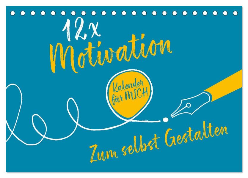 12 x Motivation - Bastelkalender (Tischkalender 2027 DIN A5 quer) CALVENDO Monatskalender