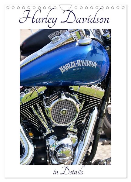 Harley Davidson in Details (Wall Calendar 2027 DIN A4 portrait) CALVENDO 12 Month Wall Calendar