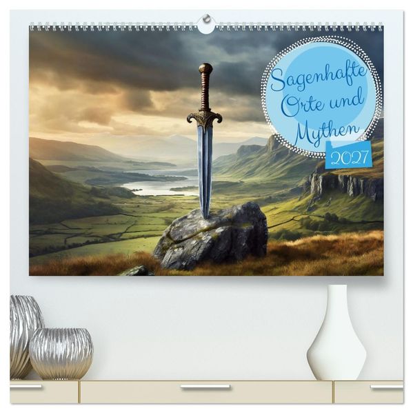 Sagenhafte Orte und Mythen (hochwertiger Premium Wandkalender 2027 DIN A2 quer) Kunstdruck in Hochglanz