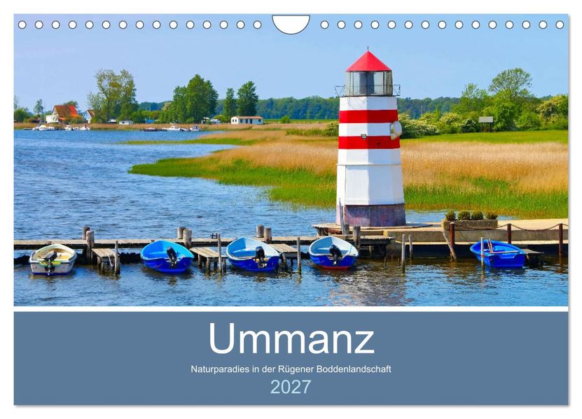 Ummanz - Naturparadies in der Rügener Boddenlandschaft (Wandkalender 2027 DIN A4 quer) CALVENDO Monatskalender