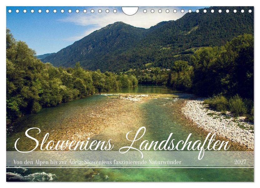 Slowenische Landschaften (Wandkalender 2027 DIN A4 quer) CALVENDO Monatskalender