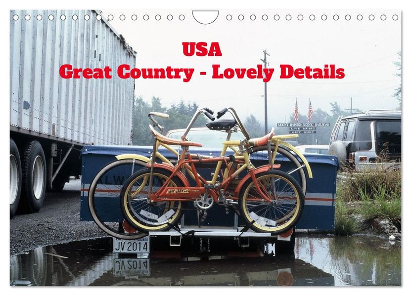 USA Great Country - Lovely Details (Wall Calendar 2027 DIN A4 landscape) CALVENDO 12 Month Wall Calendar