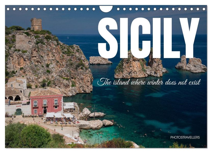 Sicily - The island where winter does not exist (Wall Calendar 2027 DIN A4 landscape) CALVENDO 12 Month Wall Calendar