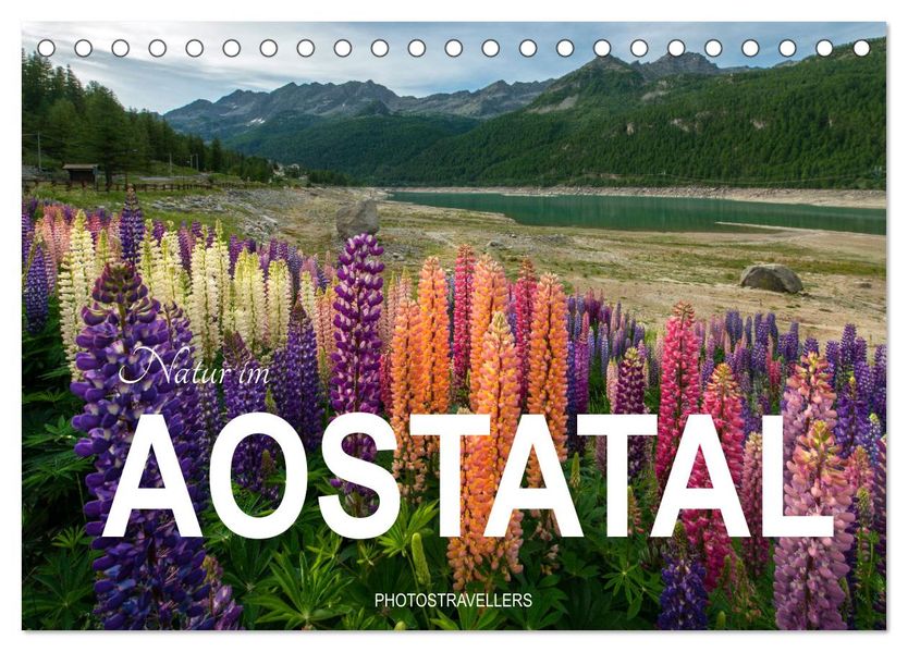 Natur im Aostatal (Tischkalender 2027 DIN A5 quer) CALVENDO Monatskalender