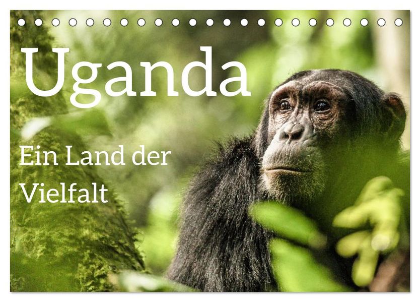 Uganda - ein Land der Vielfalt (Tischkalender 2027 DIN A5 quer) CALVENDO Monatskalender