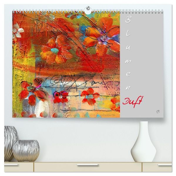 Blumenduft (hochwertiger Premium Wandkalender 2027 DIN A2 quer) Kunstdruck in Hochglanz