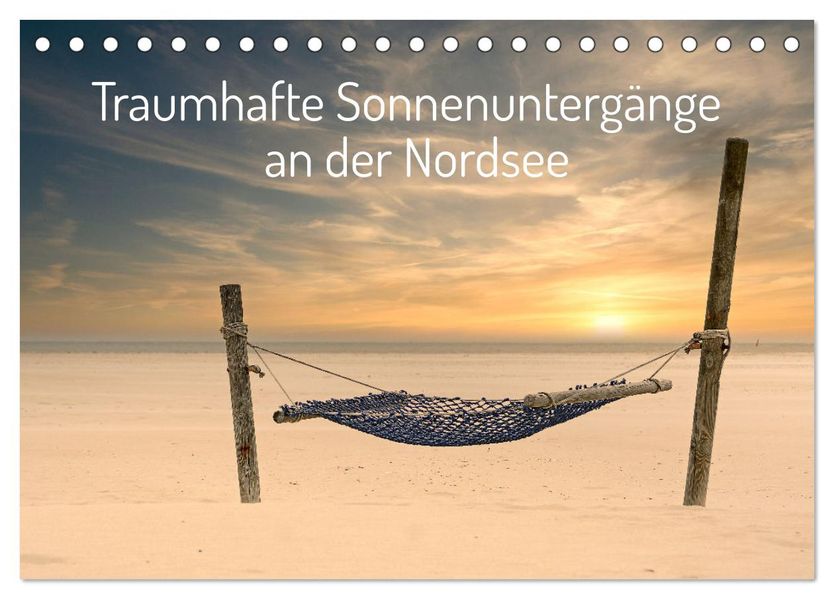 Traumhafte Sonnenuntergänge an der Nordsee (Tischkalender 2027 DIN A5 quer) CALVENDO Monatskalender