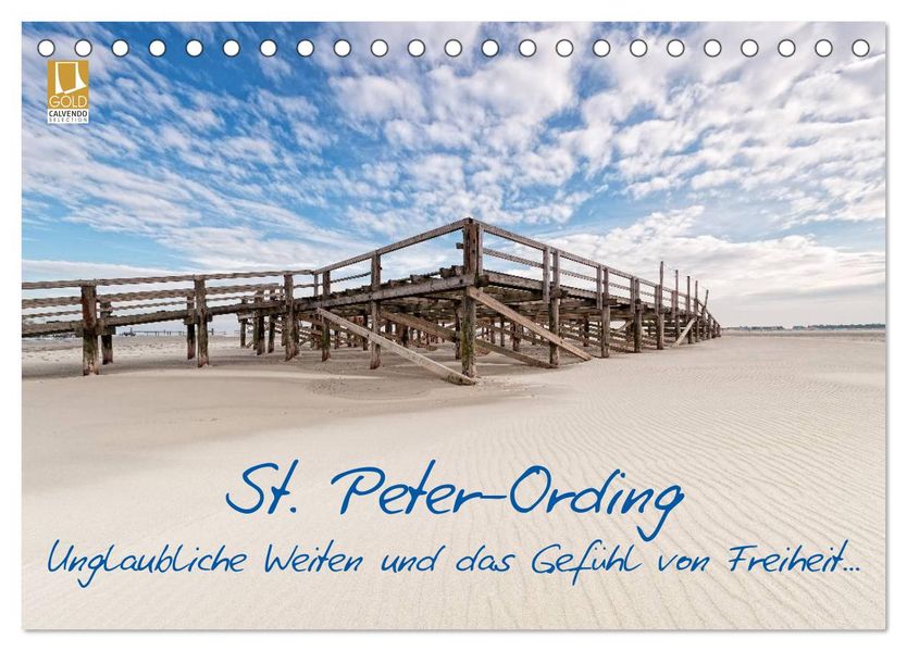 St. Peter-Ording (Tischkalender 2027 DIN A5 quer) CALVENDO Monatskalender