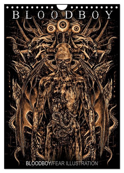 BLOODBOY/FEAR ILLUSTRATION (Wandkalender 2027 DIN A4 hoch) CALVENDO Monatskalender