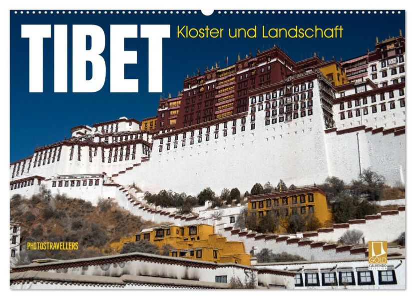 Tibet - Kloster und Landschaft (Wandkalender 2027 DIN A2 quer) CALVENDO Monatskalender