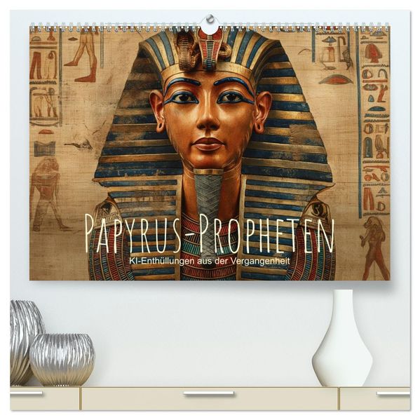Papyrus-Propheten - KI-Enthüllungen aus der Vergangenheit (hochwertiger Premium Wandkalender 2027 DIN A2 quer) Kunstdruck in Hochglanz