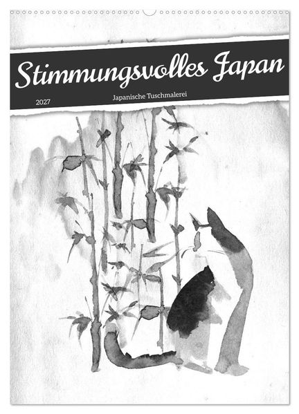 Stimmungsvolles Japan (Wandkalender 2027 DIN A2 hoch) CALVENDO Monatskalender