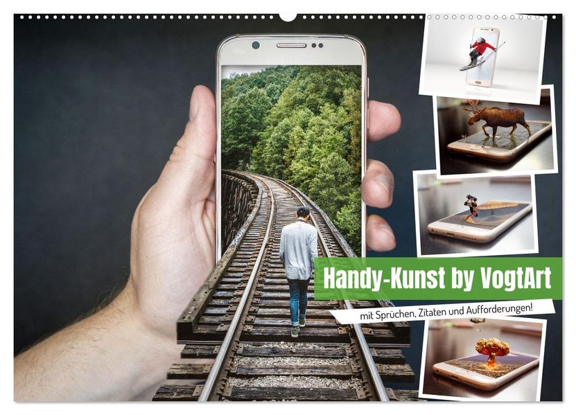 Handy-Kunst by VogtArt (Wandkalender 2027 DIN A2 quer) CALVENDO Monatskalender
