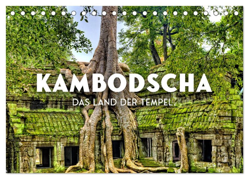 Kambodscha - Das Land der Tempel. (Tischkalender 2027 DIN A5 quer) CALVENDO Monatskalender
