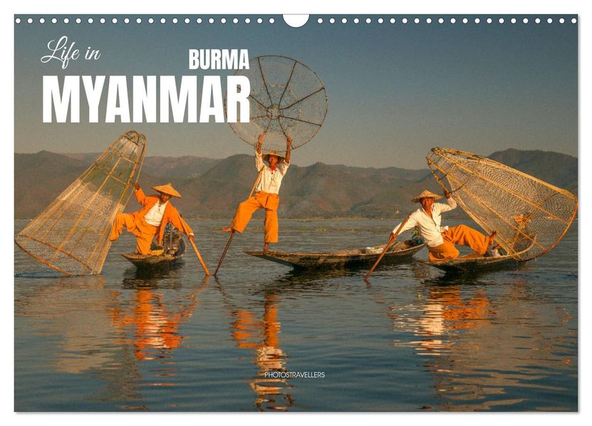 Life in Myanmar Burma (Wall Calendar 2027 DIN A3 landscape) CALVENDO 12 Month Wall Calendar