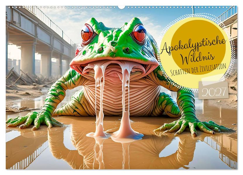 Apokalyptische Wildnis - Schatten der Zivilisation (Wandkalender 2027 DIN A2 quer) CALVENDO Monatskalender