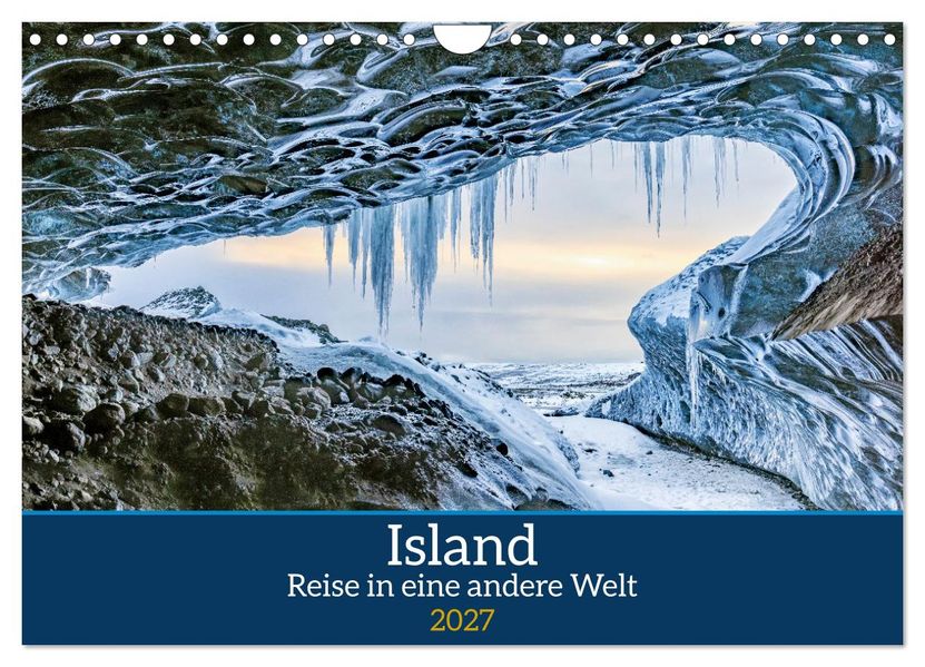 Island - Reise in eine andere Welt (Wandkalender 2027 DIN A4 quer) CALVENDO Monatskalender