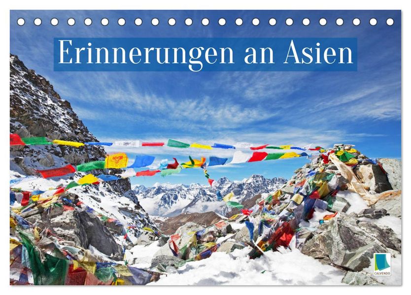 Erinnerungen an Asien (Tischkalender 2027 DIN A5 quer) CALVENDO Monatskalender
