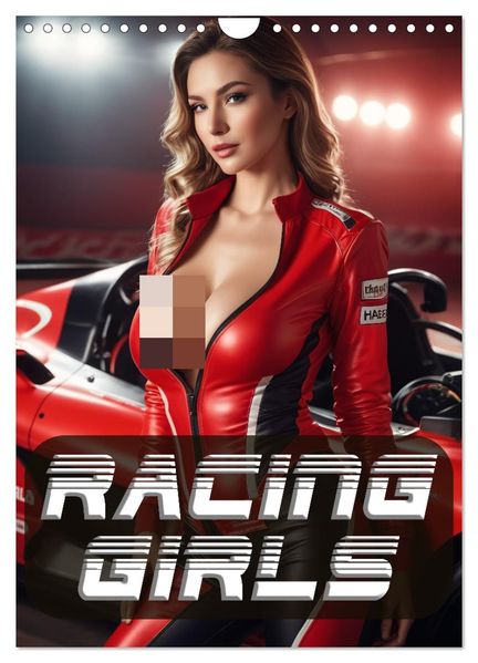 Racing Girls (Wandkalender 2027 DIN A4 hoch) CALVENDO Monatskalender