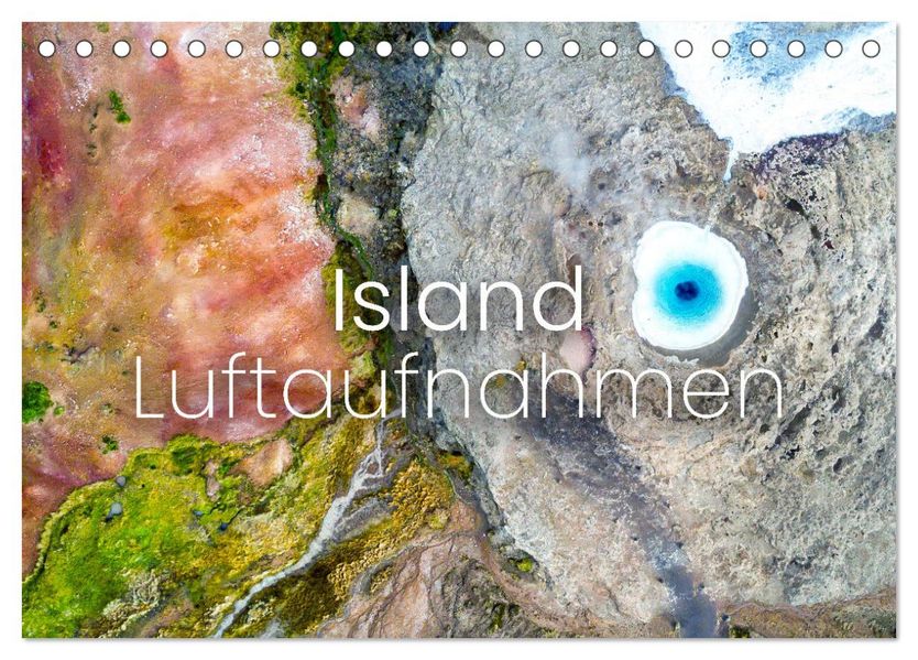 Island Luftaufnahmen (Tischkalender 2027 DIN A5 quer) CALVENDO Monatskalender